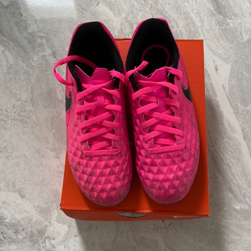 Nike Tiempo Soccer Cleats: size 2y.